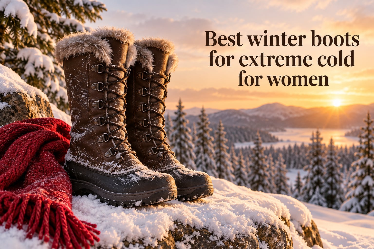 Best winter boots for extreme cold for women
