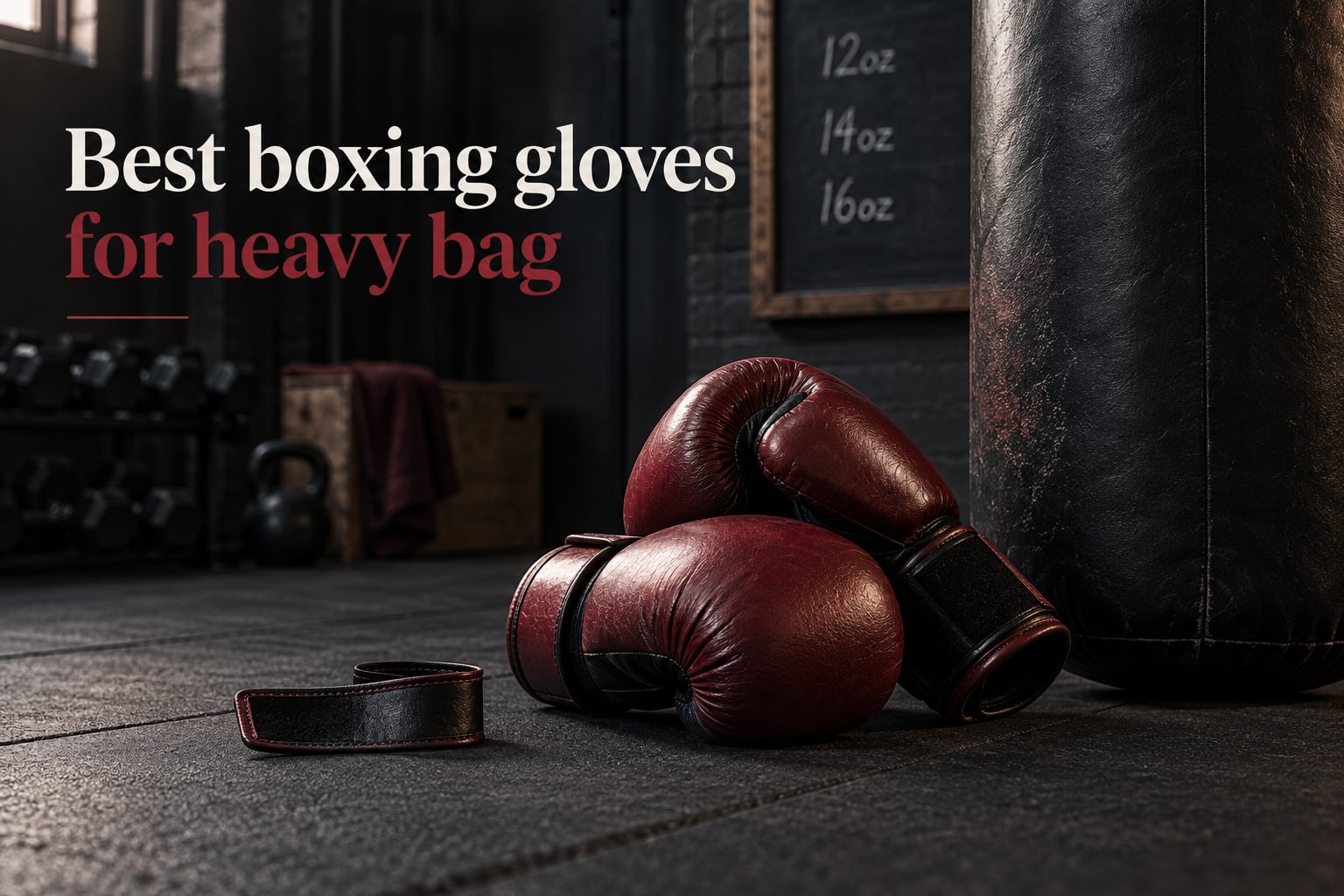 Best boxing gloves for heavy bag