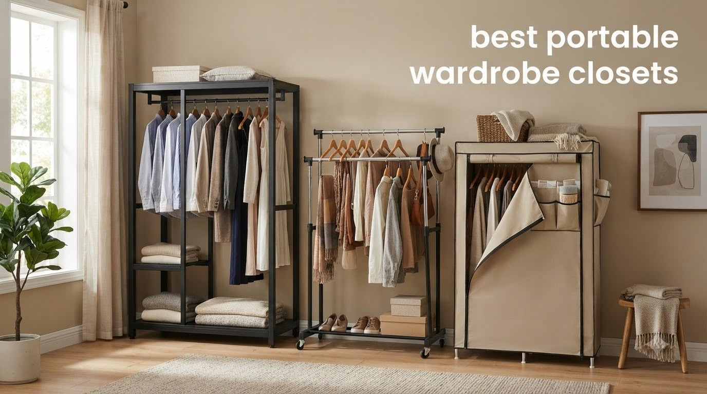 best portable wardrobe closets
